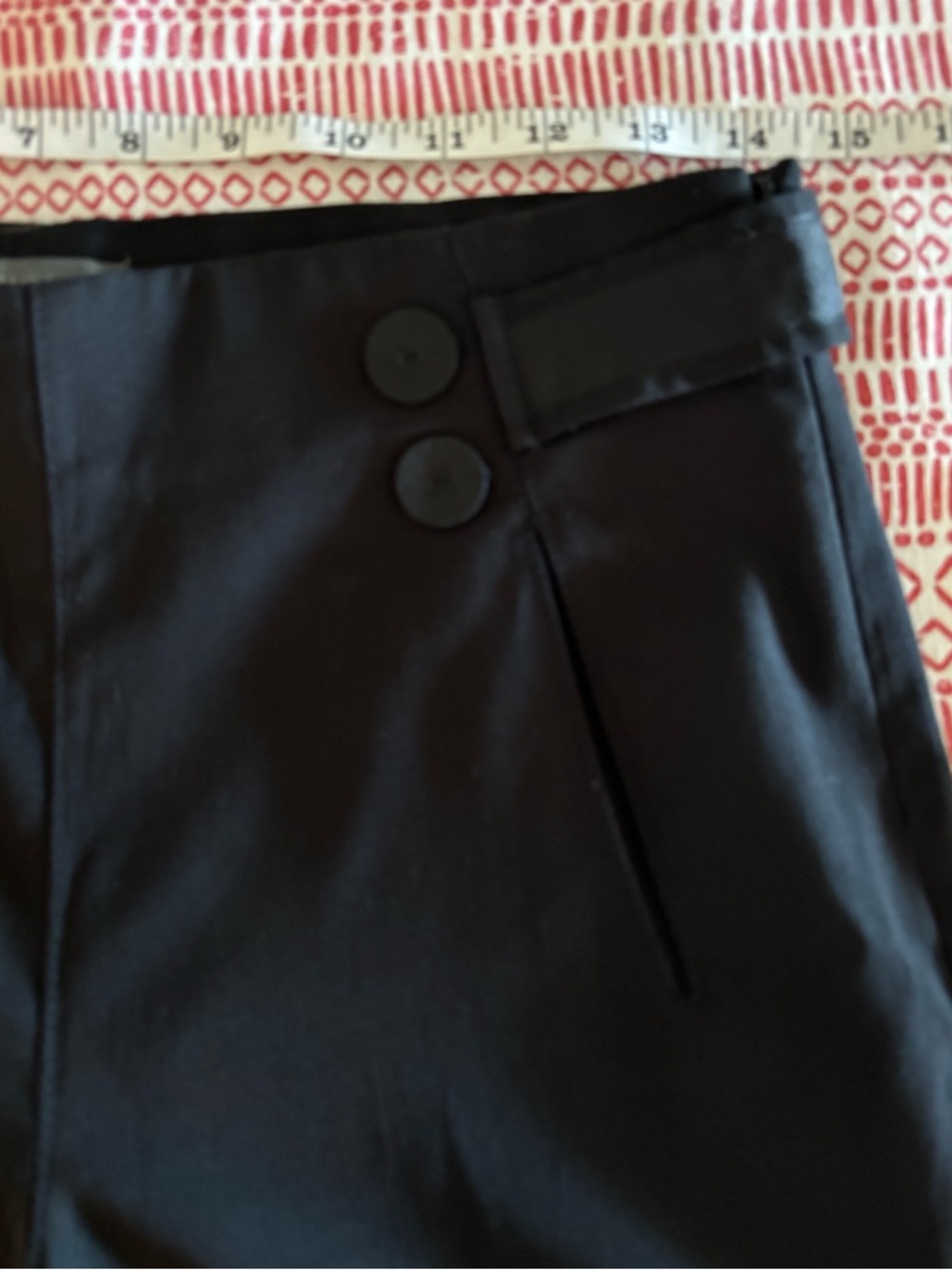 A/X Armani Exchange black tuxedo style tailored  pants Sz 4
